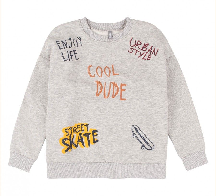 Теплый свитшот для малышей Street Skate
