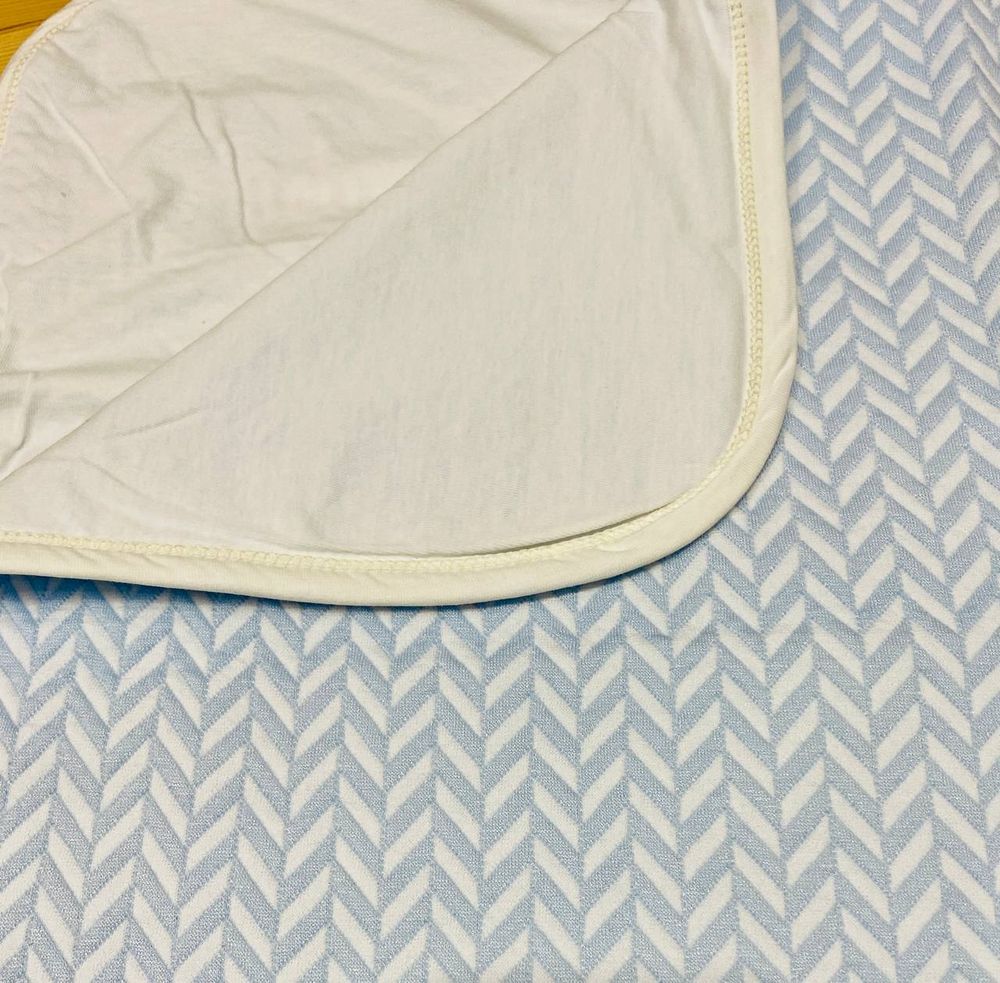 Плед одеяло Капитончик голубой для новорожденных, 90 х 90, Капитон