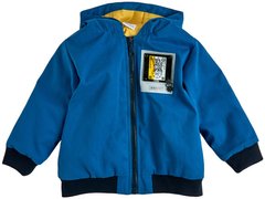 Детская вельветовая куртка для мальчика Василек, Голубой, 92, Вельвет