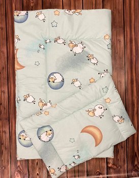 Ковдра з подушкою Овечки на Місяці із зірками для новонароджених