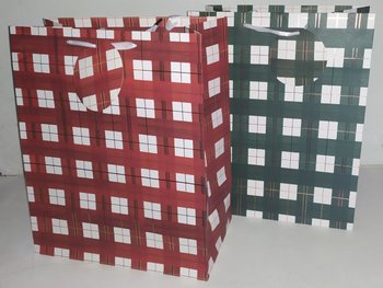 Вертикальний паперовий пакет з широким дном 30х37х17