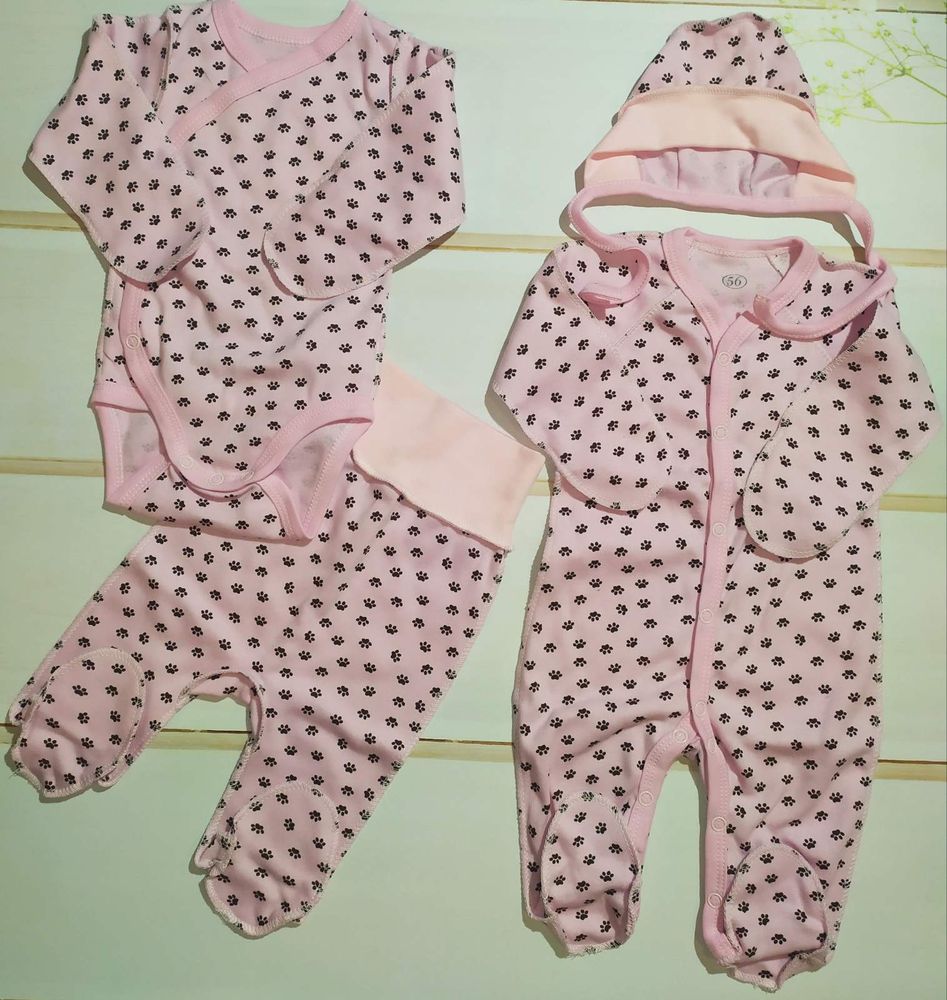 Фото Комплект для новорожденных Звездочка 4 предмета, купить по лучшей цене 395 грн