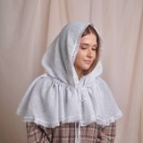 Палантин жіночий Голд Льон білий