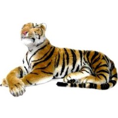 Мягкая игрушка «Тигр Большой» 140 см, Коричневый, Мягкие игрушки ЛЬВЫ, ТИГРЫ, ЛЕОПАРДЫ, от 101 см до 200 см