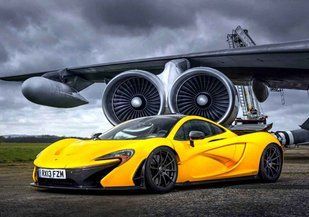 Картина стразами за номерами на підрамнику Ferrari
