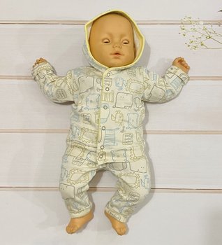 Теплый костюм BABY для новорожденных байка, 74, Фланель, байка