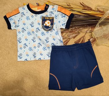 Комплект для мальчика МАЛЕНЬКИЙ ЧЕМПИОН футболка и шортики