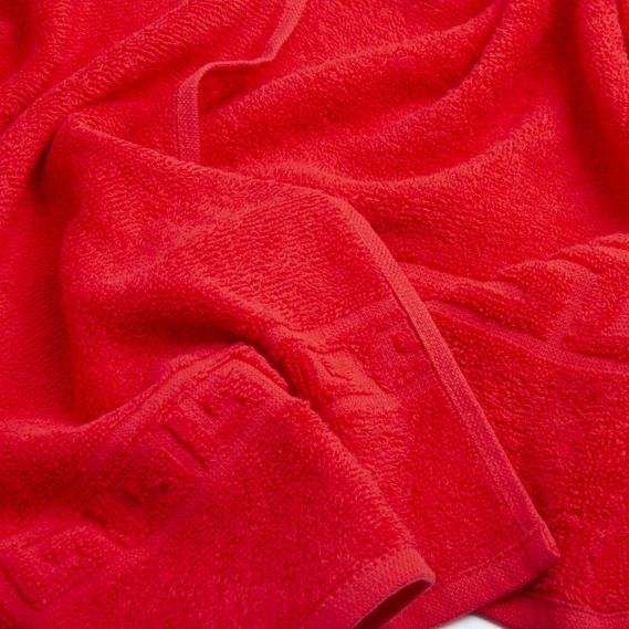 Махровое полотенце Версаче 35 х 60 красное