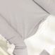 Позиціонер – кокон для новонароджених Рюша grey, Піна, без подушечки, Коконы стандарт