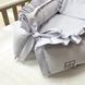 Позиціонер кокон + плед конверт + подушечка срібло, Сріблястий, Піна, з подушечкою, Коконы стандарт