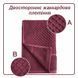 Жаккардовое полотенце Diamond Grid 140х70 бордовое, 70х140