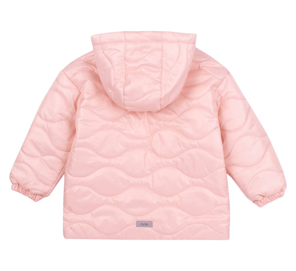 Демісезонна куртка Super Wave для дівчинки рожева, 104, Плащівка