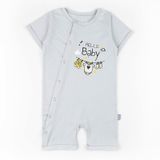 Песочник Hello Baby для новорожденных кулир серый, 62, Кулир
