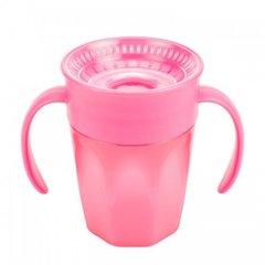 Купити Чашка 360 ° з ручками, 250 мл, колір рожевий, 1 шт. в упаковці