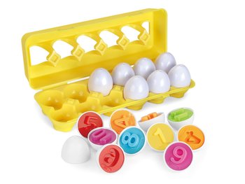 Фото, купити Гра-головоломка яйця з цифрами, ціна 299 грн
