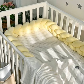 Бортик захист коса для дитячого ліжечка банан 120, 220 чи 360 см