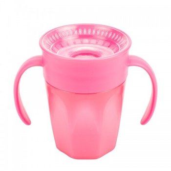 Купить Чашка 360° с ручками, 250 мл, цвет розовый, 1 шт. в упаковке