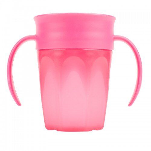 Купить Чашка 360° с ручками, 250 мл, цвет розовый, 1 шт. в упаковке