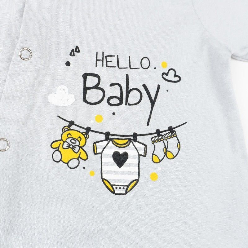Пісочник Hello Baby для немовлят кулір сірий, 62, Кулір