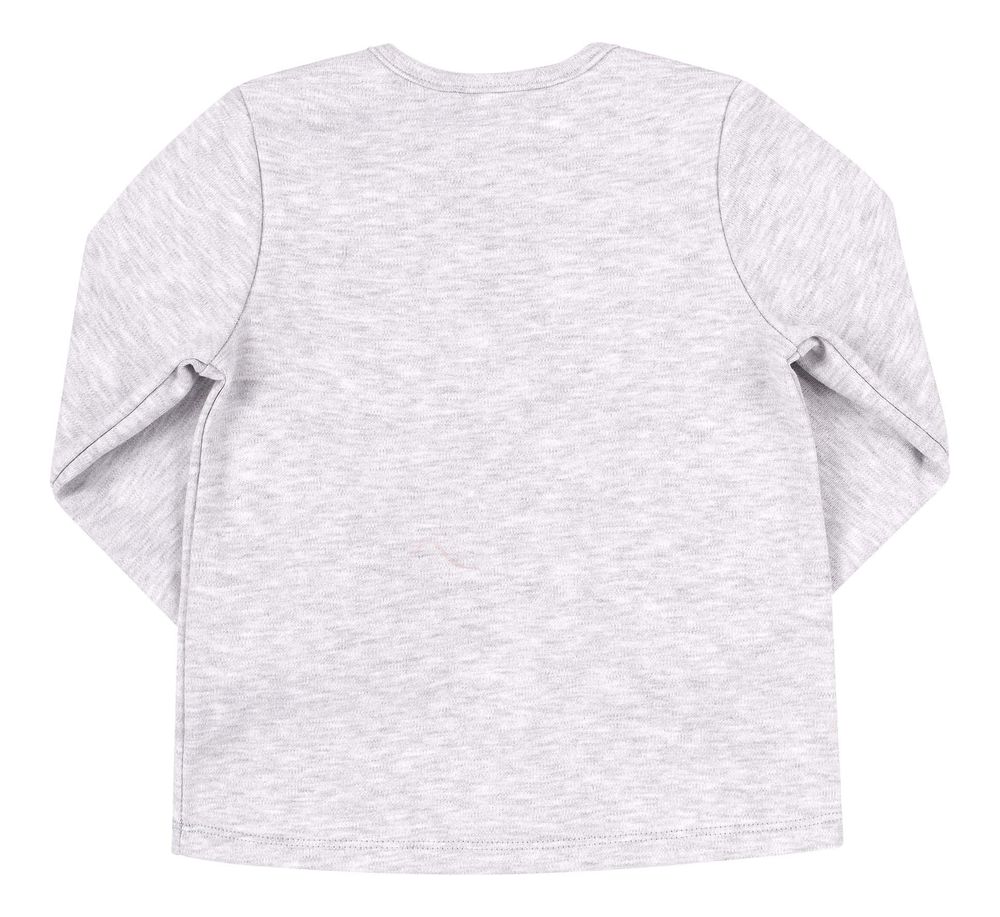 Джемпер футболка Доброе Утро интерлок серый меланж, 92, Интерлок