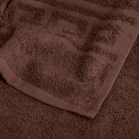 Махровое полотенце Версаче 50 х 85 шоколадное