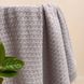 Вязаный плед для малышей Ромбик серый, 100 х 80, Вязаное полотно