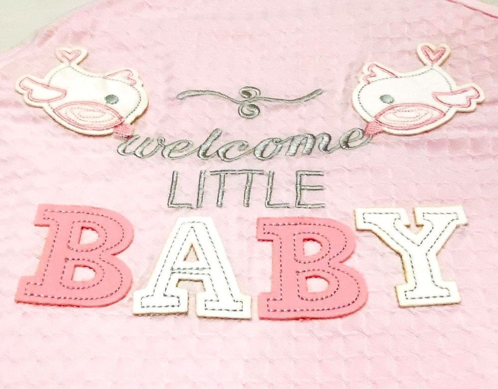 Ажурний плед Little Baby рожевий, 90 х 90, Супрем