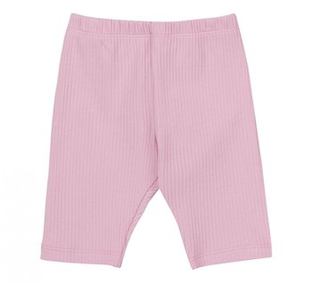 Короткі лосини Рубчик для дівчинки світло - рожеві, 92, Трикотаж