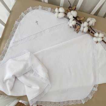 Крыжма - полотенце для крещения Сонечко белая 90 * 80