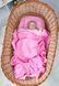 Муслиновый комплект Сон Мечта для новорожденных розовый, 135 х 100, Муслин