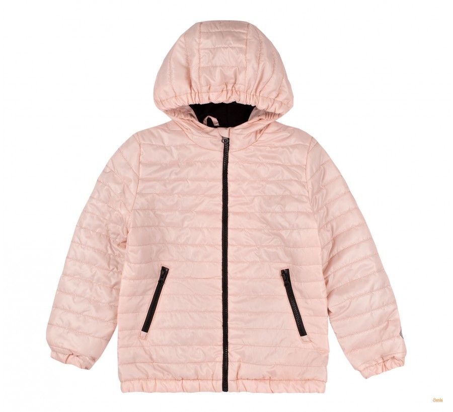 Детская куртка Стеганка для девочки розовая