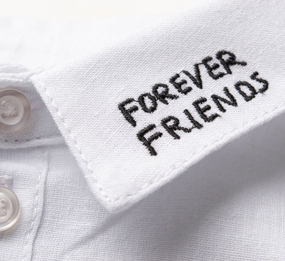 Детская рубашка Forever Friends лен + хлопок, 152, Лен