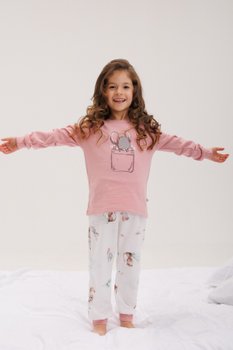 Байкова піжама Little Mouse для дівчинки рожева