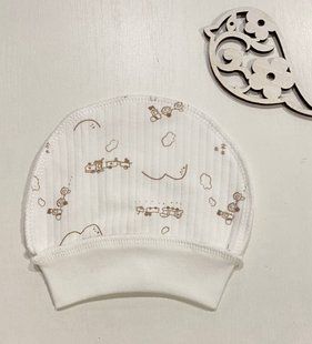 шапочка для маловагових немовлят Паровозики