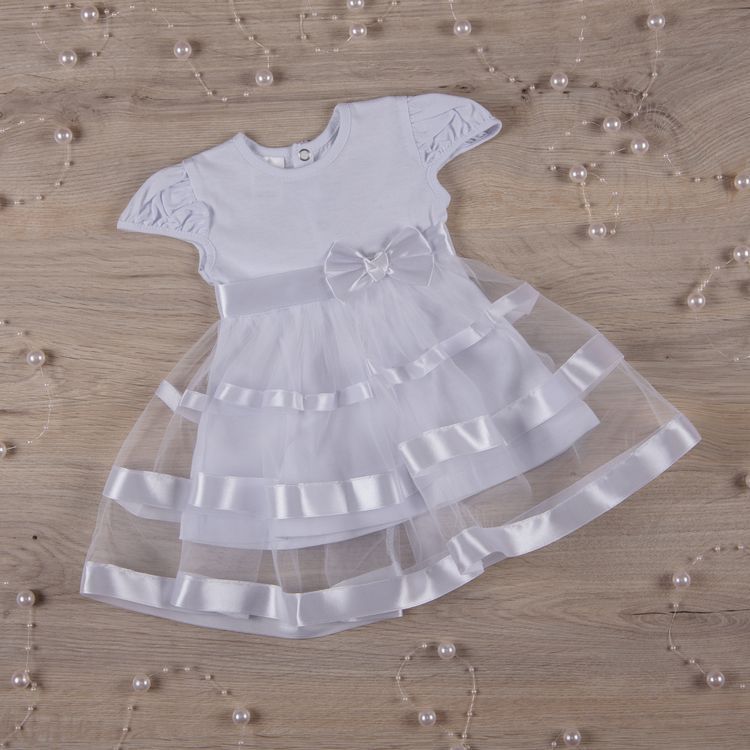 Ошатна сукня Маленька Леді для малечі біла