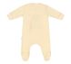 Велюровый комбинезон для новорожденных Лапочка Котик светло-желтый