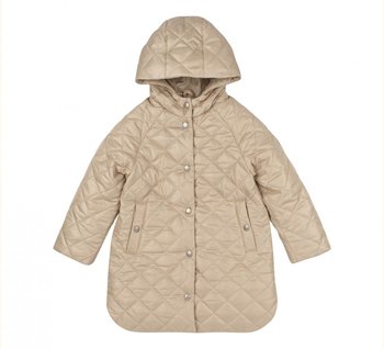 Демісезонне пальто Стеганка для дівчинки бежеве