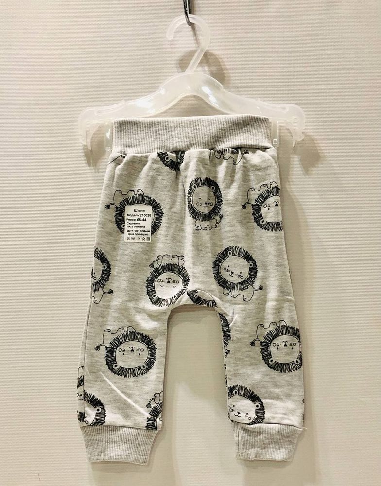 Комплект для новонароджених Чарівний Ліс боді + штанці інтерлок сірий меланж, 68, Інтерлок, Костюм, комплект