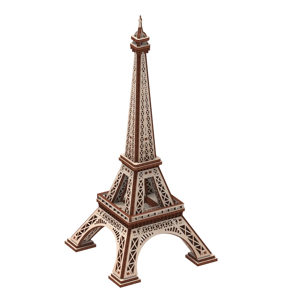 Фото, купити Ейфелева вежа механічна дерев'яна яна 3D-модель, ціна 540 грн