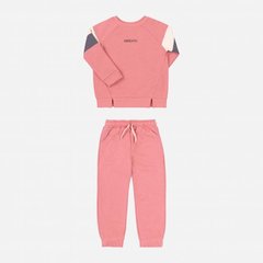Дитячий костюм для дівчинки Breath рожево-сірий