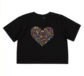 Дитяча футболка для дівчинки Серце Веселка супрем
