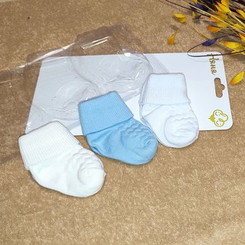 Шкарпетки Ажур-5 для новонароджених 3 шт