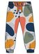 Теплые штаны на девочку ШР699 Разноцветные Камушки или серые, 104, Трикотаж Шардон
