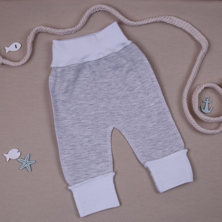 Ползунки - штанишки для недоношенных деток Меланж серый