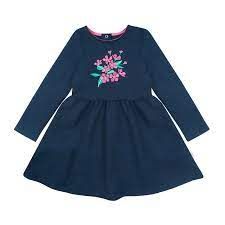 Детское платье ФИАЛКА синее, 98, Трикотаж