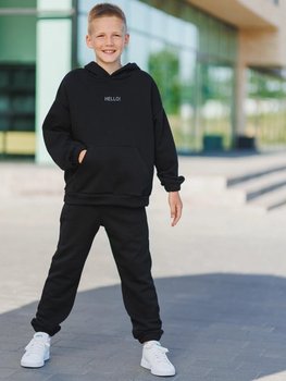 Дитячий універсальний костюм Hello чорний тринітка