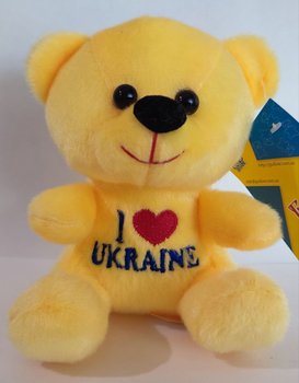 Маленький плюшевий ведмедик I UKRAINE жовтий