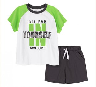 Літній костюм Believe Yourself Awesome супрем