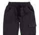Дитячі котонові штани для хлопчика сірі, 128, Коттон