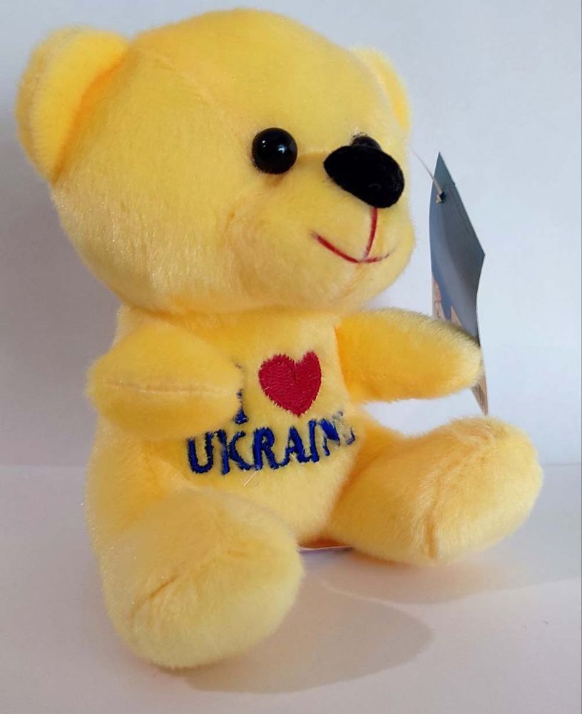 Маленький плюшевый мишка I UKRAINE желтый